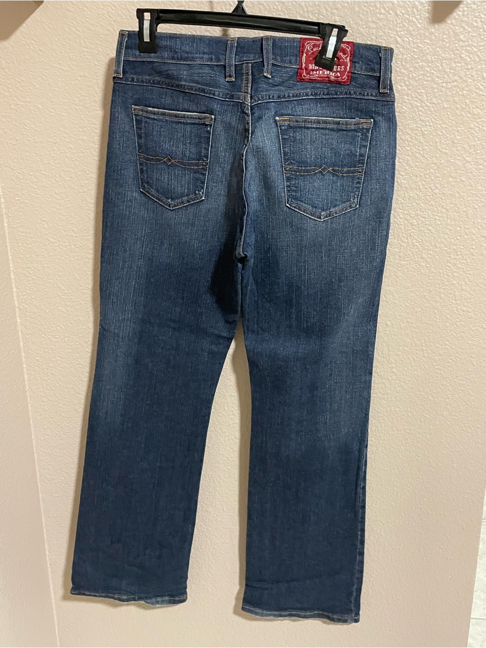 Dark Blue Women's Straight Leg classic fit Jeans - lucky brand